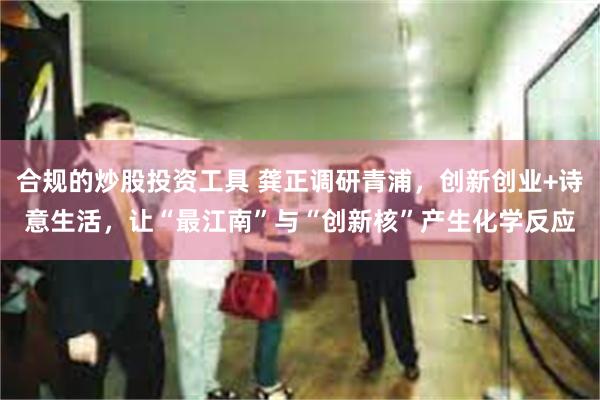 合规的炒股投资工具 龚正调研青浦，创新创业+诗意生活，让“最江南”与“创新核”产生化学反应