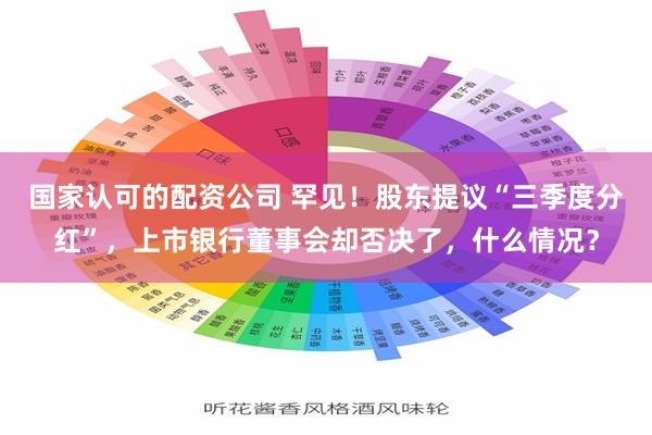 国家认可的配资公司 罕见！股东提议“三季度分红”，上市银行董事会却否决了，什么情况？